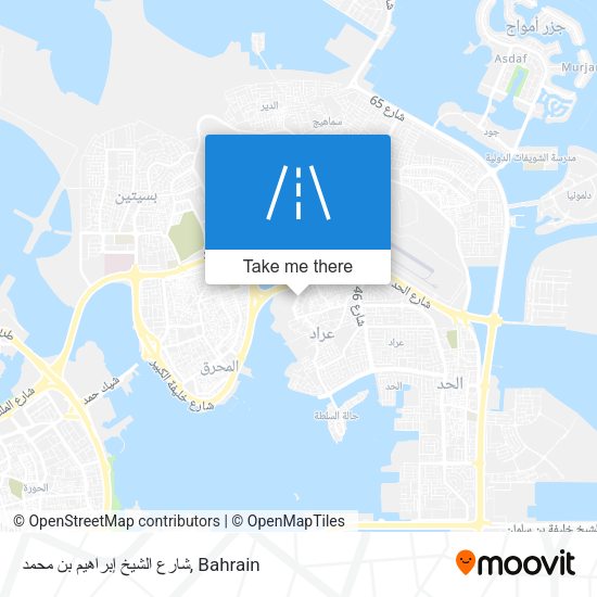 شارع الشيخ إبراهيم بن محمد map