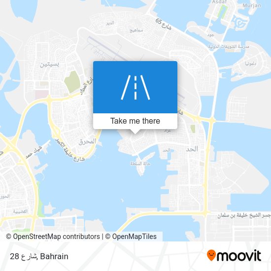 شارع 28 map
