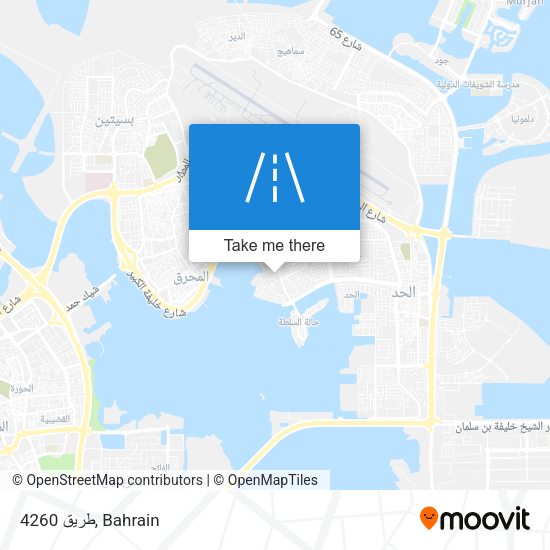 طريق 4260 map