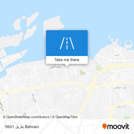 طريق 5601 map