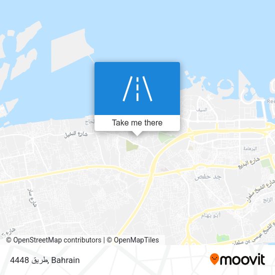 طريق 4448 map