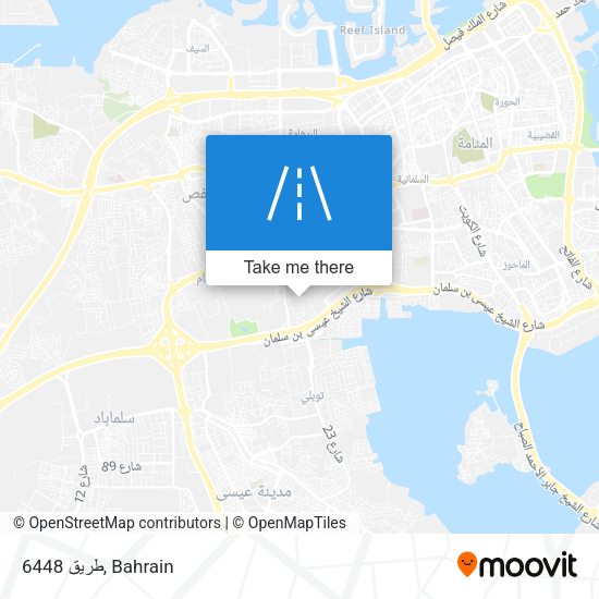 طريق 6448 map