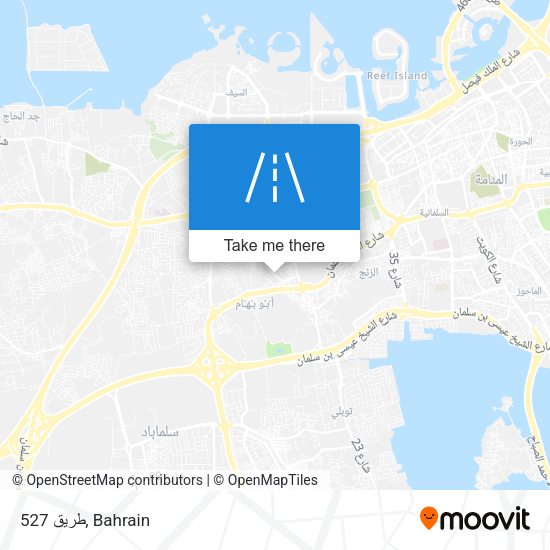 طريق 527 map