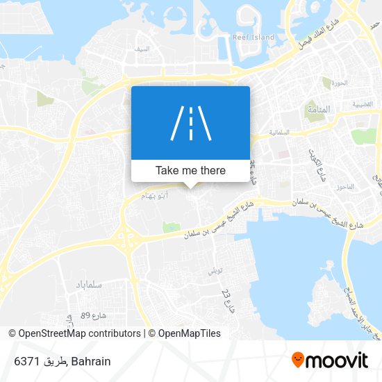 طريق 6371 map