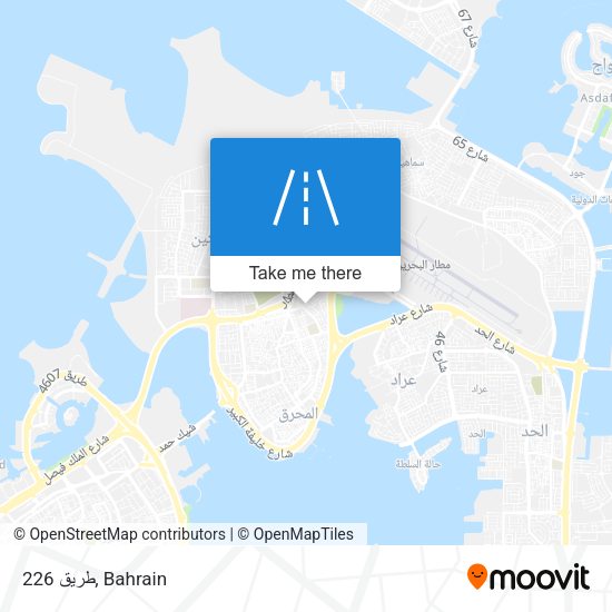 طريق 226 map
