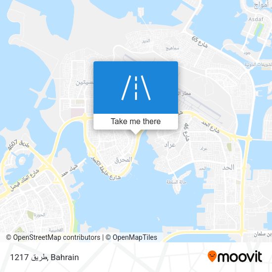 طريق 1217 map