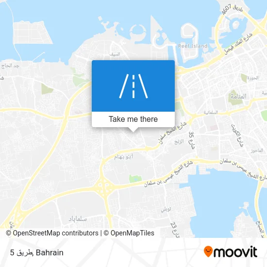 طريق 5 map