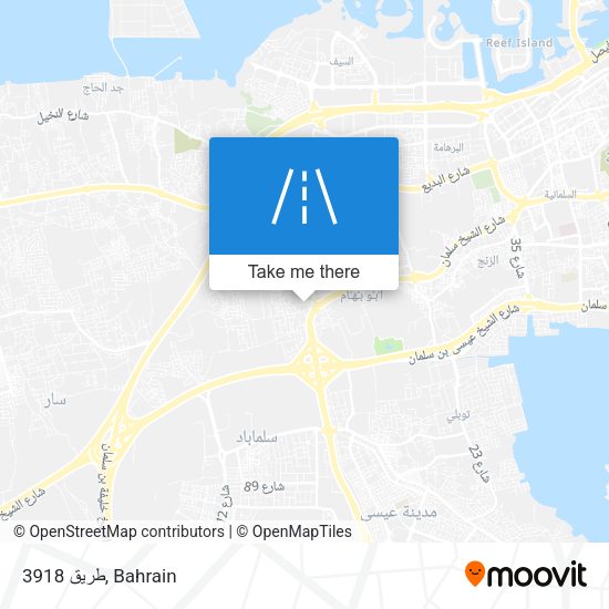 طريق 3918 map
