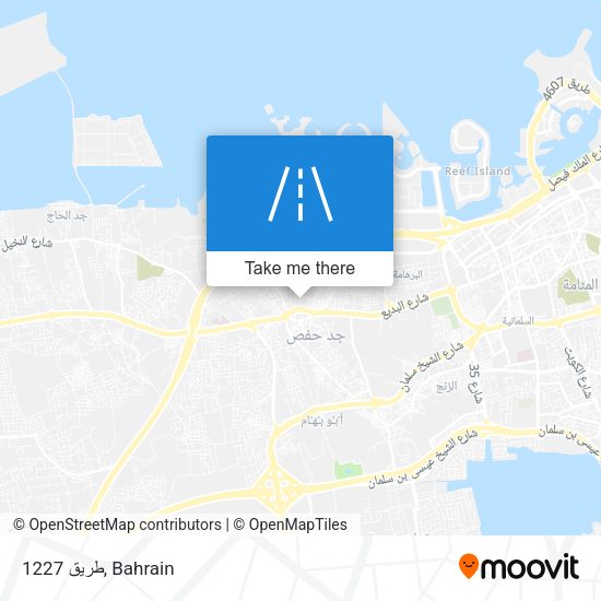 طريق 1227 map