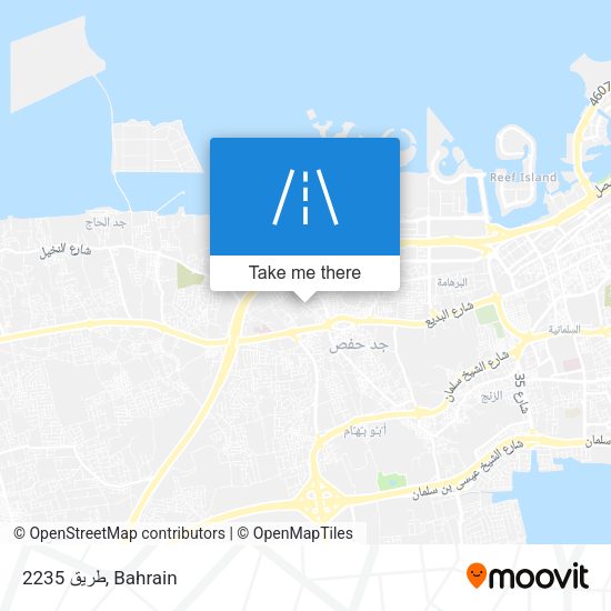 طريق 2235 map