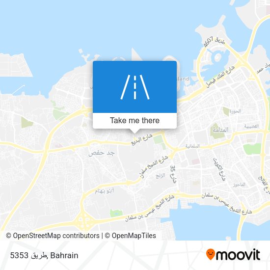 طريق 5353 map