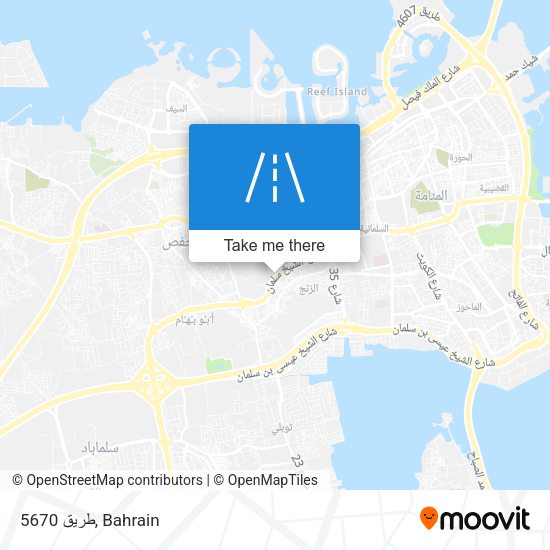 طريق 5670 map