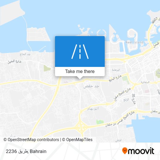 طريق 2236 map