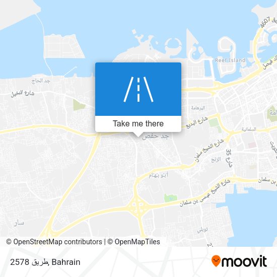 طريق 2578 map