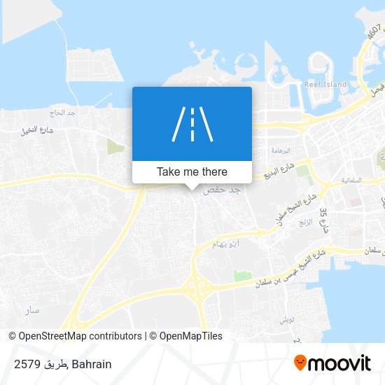 طريق 2579 map