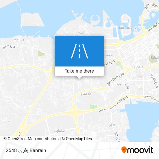 طريق 2548 map