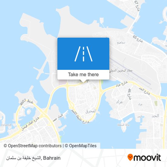 الشيخ خليفة بن سلمان map