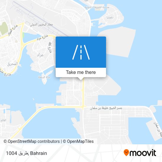 طريق 1004 map