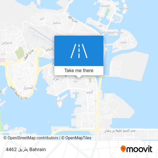 طريق 4462 map