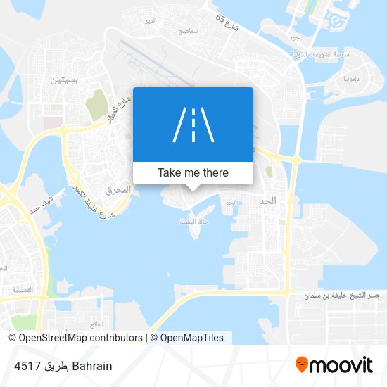 طريق 4517 map