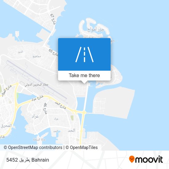 طريق 5452 map