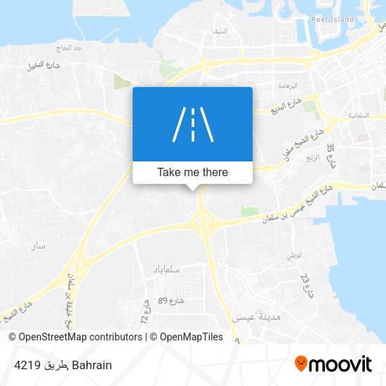طريق 4219 map