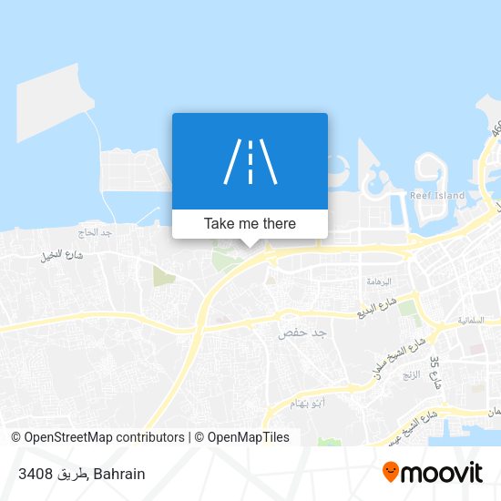 طريق 3408 map