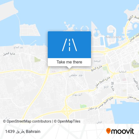 طريق 1439 map