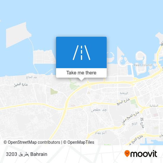 طريق 3203 map