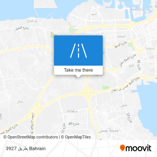 طريق 3927 map