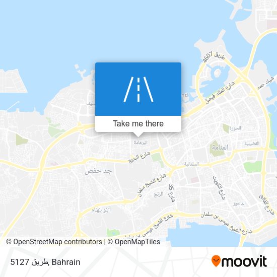 طريق 5127 map