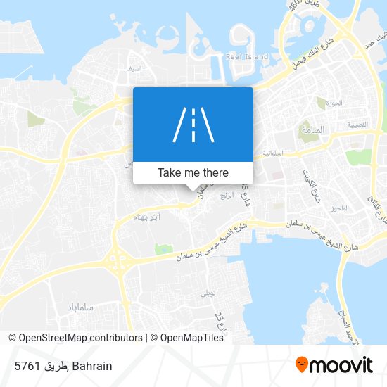 طريق 5761 map