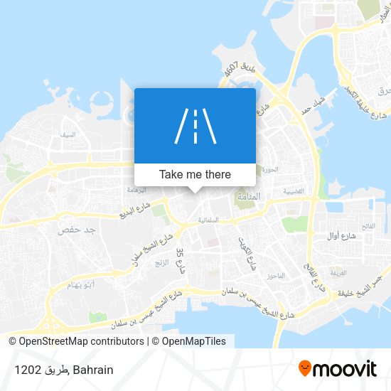 طريق 1202 map