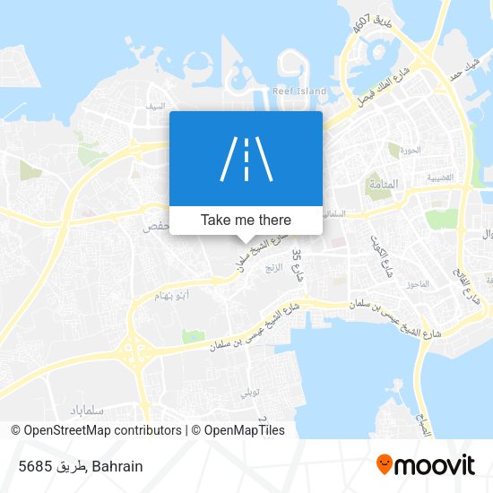 طريق 5685 map