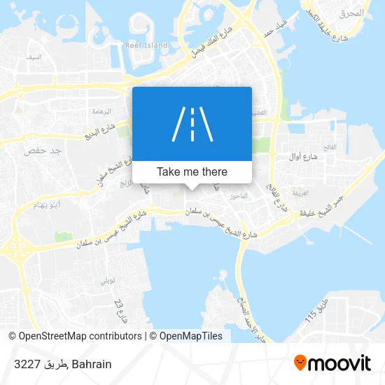 طريق 3227 map