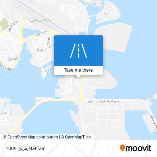 طريق 1009 map