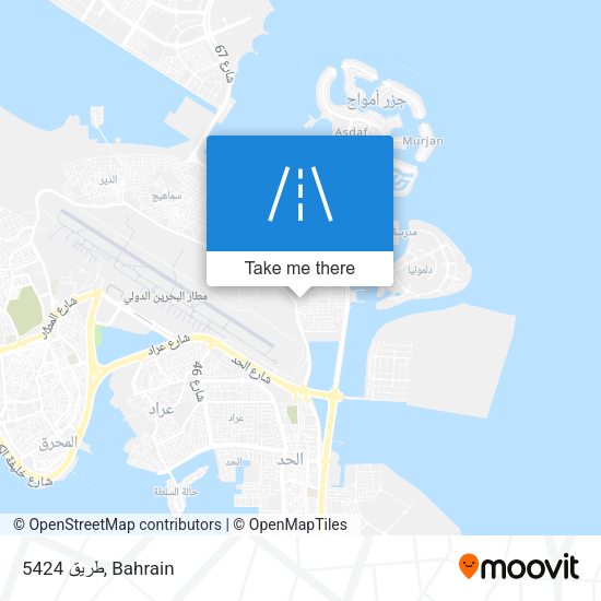 طريق 5424 map