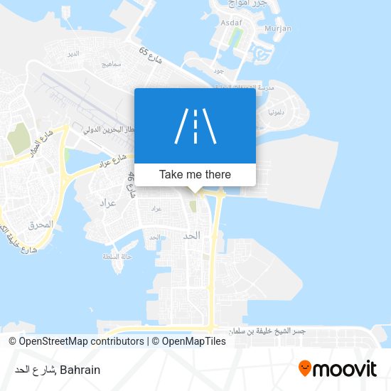 شارع الحد map