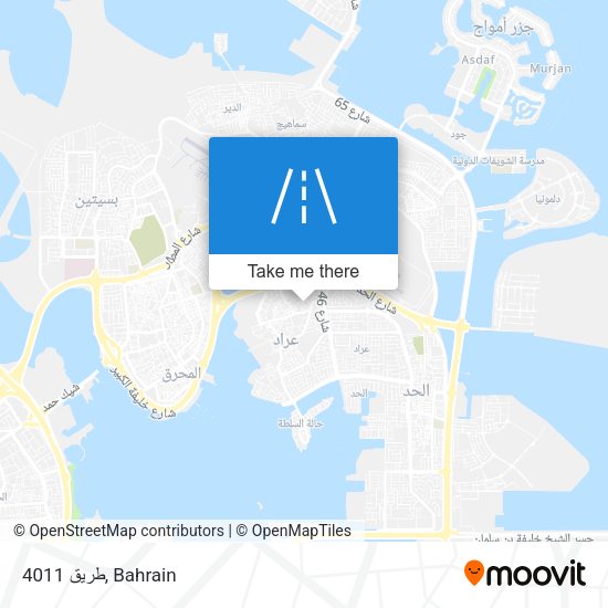 طريق 4011 map