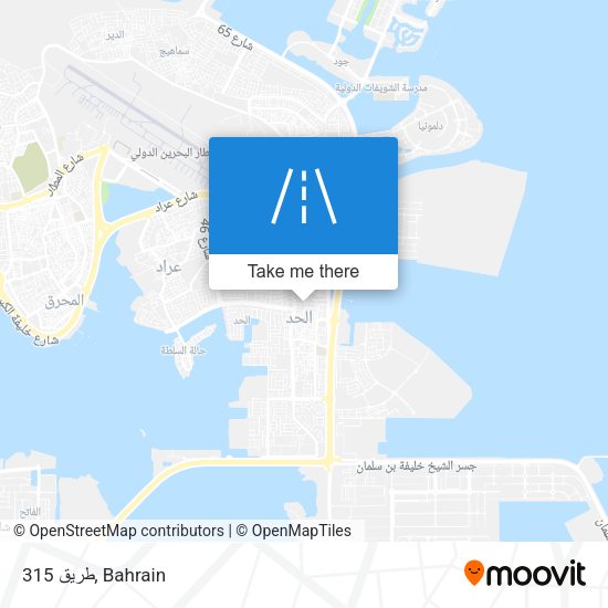 طريق 315 map