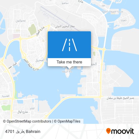 طريق 4701 map