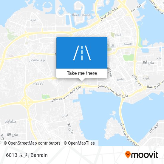طريق 6013 map