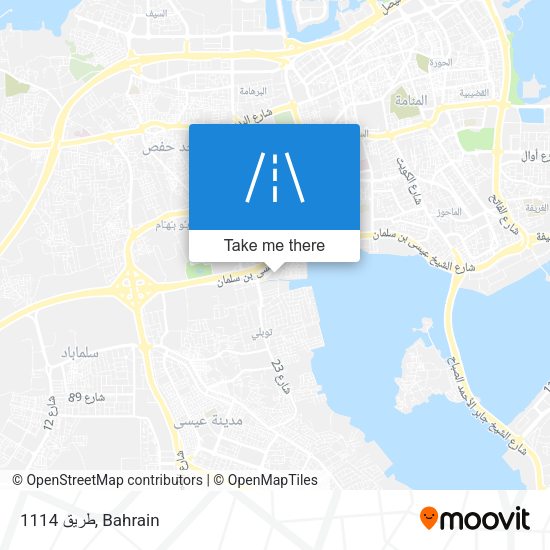 طريق 1114 map