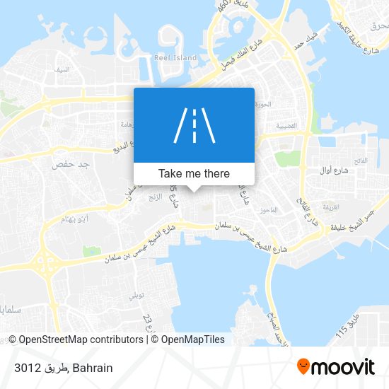 طريق 3012 map