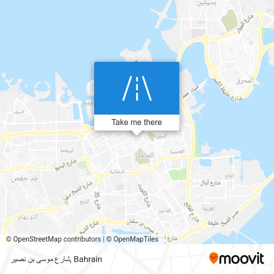 شارع موسى بن نصير map