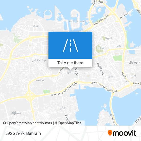 طريق 5926 map