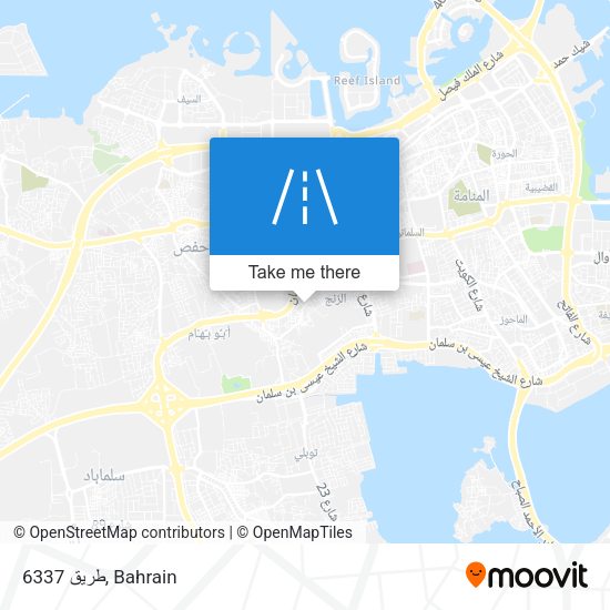 طريق 6337 map