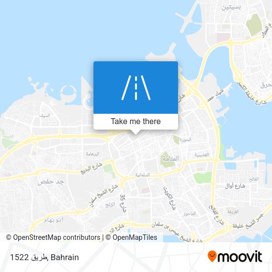 طريق 1522 map