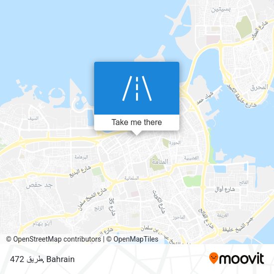 طريق 472 map