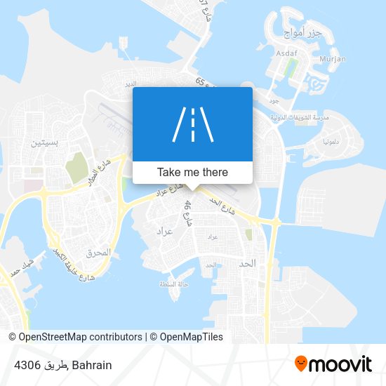 طريق 4306 map